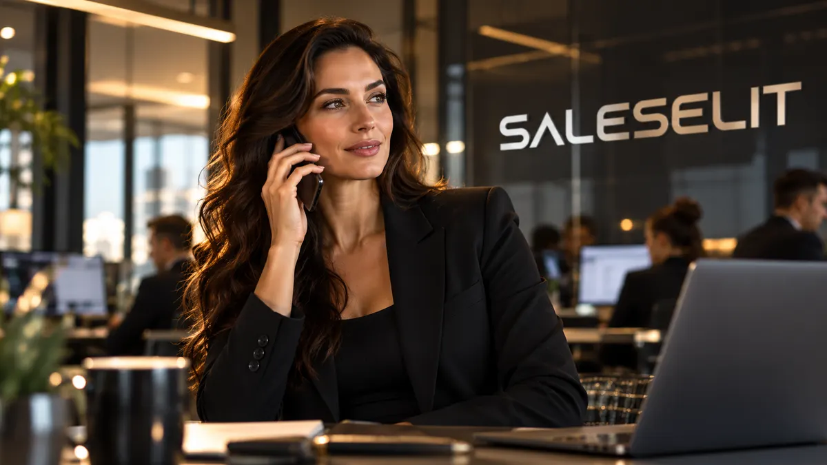 Online kurzus értékesítés: SALESELIT setter telefonon hívja az érdeklődőt